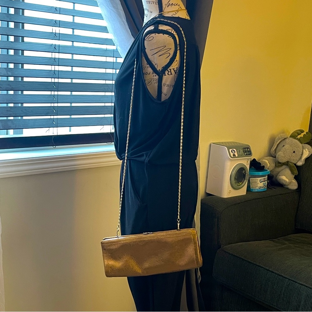 SOPRANO GENUIN LEATHER SHOULDER CLUTCH BAG